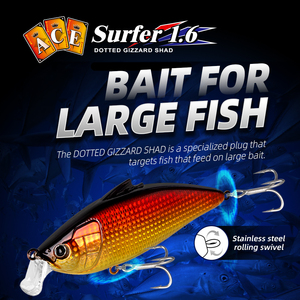 Honoreal 140mm 56g 0-1.6m Grand Leurre Flottant Dur Minnow Jerkbait avec Lèvre et Billes Sonores pour Toutes les Eaux - Product Image 2