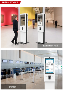 32 inch trong nhà màn hình cảm ứng tự động tự phục vụ hàng đợi thanh toán vé máy cho trạm - Product Image 3