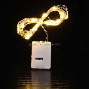 <span class=keywords><strong>Mini</strong></span> <span class=keywords><strong>guirlande</strong></span> lumineuse <span class=keywords><strong>LED</strong></span> en cuivre 10 <span class=keywords><strong>LED</strong></span> Fonctionnant sur piles <span class=keywords><strong>Guirlande</strong></span> féérique pour fête Chambre Jardin Mariage Décoration de Noël Classé IP65 - Product Image 4