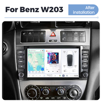 DUDUAUTO DUDU7 Carplay AUTO Autoradio Lecteur Multimédia Unité Principale pour Mercedes Benz Classe C W203 CLC W203 2004 - 2007