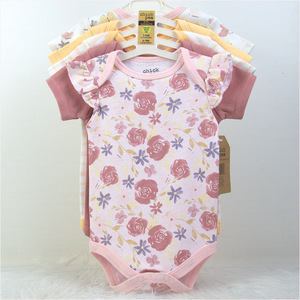 Lot de 5 Combinaisons à Manches Courtes pour Bébé, en Coton Doux, Combinaison d'été pour Nouveau-né, Garçons et Filles - Product Image 5