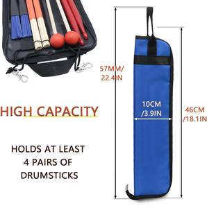 Muestra gratis de gran capacidad para baquetas, bolsa de concierto, organizador de llaves de tambor, Kits de percusión, bolsa de transporte, bolsa portátil para baquetas - Product Image 3