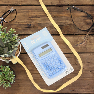 Calculatrice scientifique de poche standard de base à affichage à 8 chiffres, mini, mignonne, pour étudiants, alimentée par énergie solaire et par piles - Product Image 3