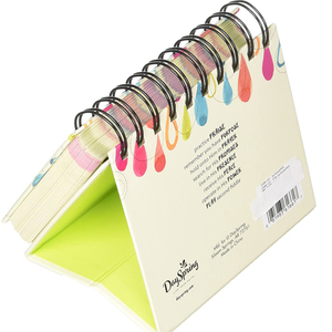 Biểu Tượng Tùy Chỉnh CMYK Bàn In Mini Bảng Xoắn Ốc 365 Ngày Lịch Truyền Cảm Hứng Vĩnh Viễn - Product Image 4