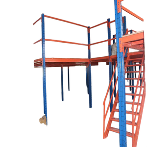 Customizable Loft Storage Rack with Strong Load-Bearing Capacity Large Space <b>Utilization</b> in Blue Orange and Other Colors - Product Image 2