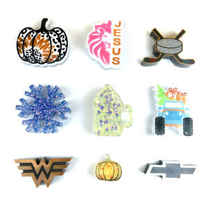 Moules de coulée en résine faits à la main pour bricolage ornements décoratifs Ins Style Silicone bricolage flocon de neige citrouille voiture désodorisant moule 7484 - Product Image 5