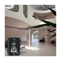 Micro-ciment céramique pour salle de bain, peinture murale imperméable, sol spécial