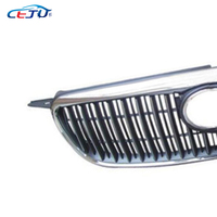 Parrilla de malla de parachoques delantero de coche estilo Altis ABS cromado para Toyota Corolla Sedan 9th Gen E130 CE LE S XRS 2003-2008