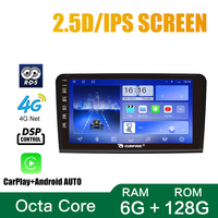 Pour BENZ ML W164 CLK W209 classe C W203 9 pouces appareil Double 2 Din octa-core Quad voiture stéréo GPS Navigation android autoradio