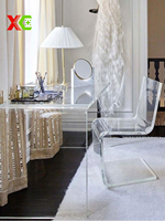 Panneau en plexiglas acrylique transparent brillant, idéal pour la fabrication de dessus de coiffeuse, matériau brut PMMA facile à nettoyer, découpé sur mesure pour la maquillage et la décoration de chambre