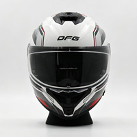 Nouveau casque de moto rabattable de haute qualité avec double visière, homologué DOT, coque légère en ABS, boucle à dégagement rapide