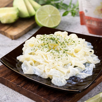 Low Carb HALAL Certified Instant Konjac Fettuccine Healthy Noodles with 0g Fat for Keto-Friendly Meals Ready in 2 Mins
