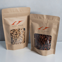 2024 Sac Alimentaire Séché Tendance, Sachet D'Emballage Refermable en Plastique pour Noix de Cajou, Pochette Verticale