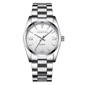 Montres à quartz minimalistes pour couple, bracelet en acier inoxydable, montre étanche lumineuse, design minimaliste élégant, montres pour homme et femme - Product Image 1