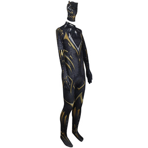 Traje de Cosplay de Pantera Negra 2 para Hombre, Traje Completo de Spandex y Nailon con Máscara, Disfraz de Halloween, Ropa de Escenario, Juego de Rol de Anime - Product Image 3