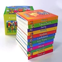 Guía de Bolsillo de Buenas Maneras, Juego de 12 Libros, Tapa Dura, Papel Kraft, Modelo TY-308