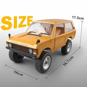 Coche de Juguete Todoterreno con Control Remoto a Escala 1:12, 2.4G, Alta Velocidad, Ruedas Grandes, Modelo Eléctrico 4WD con Luces LED, Tracción en las Cuatro Ruedas, MN168 - Product Image 6