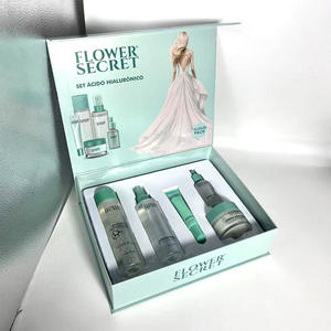 زهرة سر العلامة التجارية الخاصة الريتينول فيتامين C E حلزون الكولاجين حمض الهيالورونيك <span class=keywords><strong>Tumeric</strong></span> 24k الذهب الخالص مجموعة العناية بالبشرة - Product Image 3