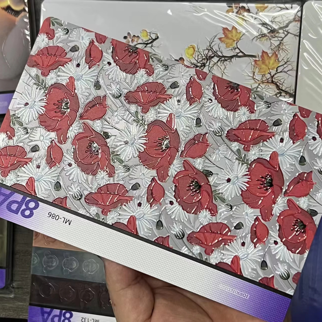 8PA 3D Painted Mobile Phone Back Film, Scratch-resistant Mobile Phone protection Sticker Is Suitable for IPhone16.