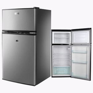 Refrigerador de <span class=keywords><strong>gas</strong></span> de la puerta doble del hogar vertical de 78L 138L en venta con el congelador superior - Product Image 3