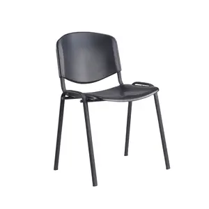 प्लास्टिक सीट और वापस स्कूल कुर्सियों काले सम्मेलन Stackable कुर्सियों के लिए छात्र प्लास्टिक cadeira प्लास्टिक हिस्सा धातु कुर्सी