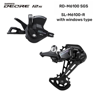 Grupo <span class=keywords><strong>SHIMANO</strong></span> <span class=keywords><strong>DEORE</strong></span> M6100, Palanca de Cambios, Cassette Trasero, Piñón, Cadena, Juego de Bielas 1x12 velocidades, Piezas de Pedalier para Bicicleta de Montaña - Product Image 5