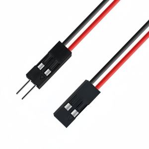 Kabel Ekstensi Perakitan Komputer XINYING 100mm 2Pin Dupont 2.54mm Female Male Ujung Terbuka Berlapis Timah Isolasi PVC - Product Image 1