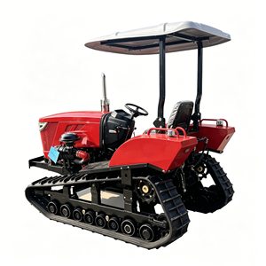 รถแทรกเตอร์ตีนตะขาบ Mingzhaosifang รุ่น Bibo Heavy Duty 80 แรงม้า พร้อมอุปกรณ์เสริมครบชุดสำหรับงานไถพรวนและขุดร่อง - Product Image 5