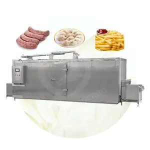 OCEAN Small Iqf Instant Freezer Shock Freeze Machine Cryogenic Liquid Nitrogen Ice Cream Tunnel Equipment