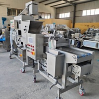 Machine Commerciale Automatique de Formage et d'Enrobage de Viande pour Poulet, Poisson, Crevettes et Produits à Base de Viande