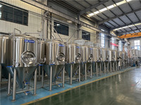 SUS304 Cassman 1000L réservoir de Fermentation de bière avec veste de refroidissement à fossettes