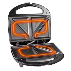 <span class=keywords><strong>Sandwichera</strong></span> Eléctrica de <span class=keywords><strong>4</strong></span> Rebanadas, Tostadora y Parrilla, Gran Venta - Product Image 6