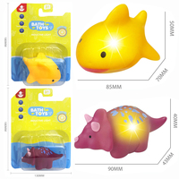 TOMMABO Floating on the Water Rubber Niedliche Tiere Hai Elefant Volleyball Puppe Baby mit leichtem Bades pielzeug