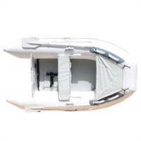 Bateau pneumatique de sport Goboat GTS270 de 8,84 pieds avec plancher en PVC Drop Stitch et matelas gonflable pour la pêche