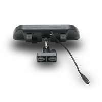 Monitor de Espejo con Pantalla AHD de 7 Pulgadas, Monitor de Visión Trasera para Automóvil