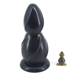 Gourd Shape FAAK016 Black huge anal plug environmental healthy easy clean perfect softness anal Expander sex Toys <b>for</b> Women <b>Men</b> - Product Image 2