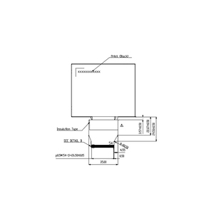 Tianma 3,5 "320x240 Pantalla <span class=keywords><strong>LCD</strong></span> Táctil resistiva de 4 cables TM035KBH02 Pantalla de instrumentos Módulos <span class=keywords><strong>LCD</strong></span> de 3,5 pulgadas - Product Image 4