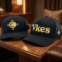Gorra Trucker Mexicana Personalizada con Bordado OEM, Gorra de Béisbol con Cierre a Presión, 5 Paneles, Estampado de Cuerda, Espuma, Verde Oliva