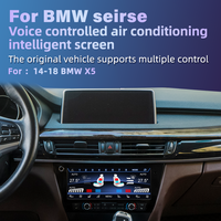 Écran tactile LCD numérique 10,25 pouces, panneau de climatisation, contrôleur de climatisation automatique, commande vocale pour BMW X5 2014-2018
