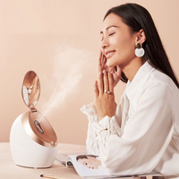 Uso en el hogar Nano Spray Facial Steamer Beauty Humidificador Steam Face Instrument con Hot Steam Car Application