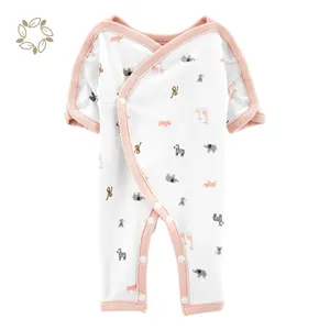 Preemie GOTS Cotton Sleep wear premature baby romper Eco-friendly NICU GOWN organic preemie wear