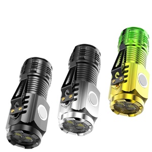 ABS USB IP65 giá rẻ mạnh mẽ từ bút Clip ngoài trời có thể sạc lại nóng bán mini LED Đèn pin mạnh mẽ sáng nhỏ ngọn đuốc ánh sáng - Product Image 6