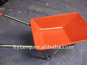 एकल न्यूमेटिक व्हील के साथ उच्च गुणवत्ता वाले मानसिक व्हीलबैरो wb4211 - Product Image 6