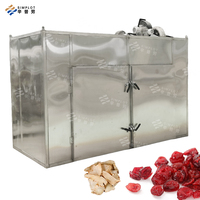 96 Trays Gas Fruit Droger Industriële Groente Dehydrator Hoge Efficiëntie Voor Mango Aardbei Bananenchips