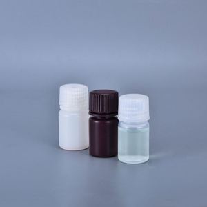Bán buôn 5ml PP bền nhỏ tròn màu nâu và trắng chai nhựa cấp thực phẩm nhãn hiệu riêng y học đóng gói chất lỏng container - Product Image 2