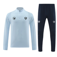 Seragam Latihan Sepak Bola Custom, Setelan Training Cepat Kering, Bernapas, 100% Polyester, Grosir Tracksuit Sepak Bola untuk Tim