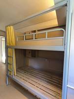 Lit superposé double en métal à prix direct usine pour écoles internes – Mobilier métallique pliable facile à assembler pour chambre à coucher