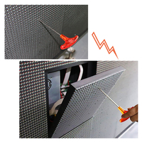 Smd Extérieur Snap-In Front Service 320*320mm P10 Led Module Fer Cabinet Led Panneaux D'écran D'affichage