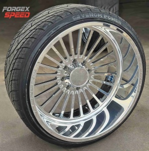 <span class=keywords><strong>Ruedas</strong></span> Forjadas para Camioneta de 20, 22, 24 y 26 Pulgadas, Diseño Nuevo de Alta Calidad, para Ford F-150, RAM 1500 y 2500, de Aleación de Aluminio Pulido - Product Image 6