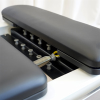 Nouvel équipement de Pilates pliable en métal pour la maison, lit de Pilates pliable, ensemble de machine en aluminium pour la pratique du Pilates à domicile, en promotion